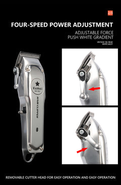 Kemei Rechargeable Electric Hair Clipper for Men